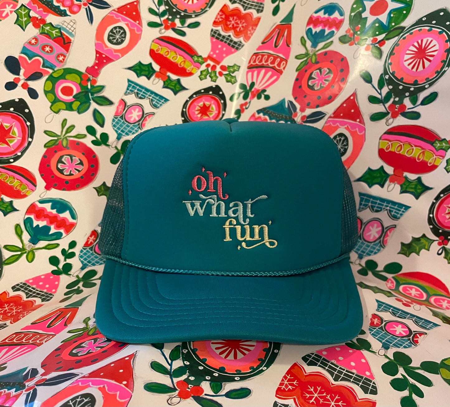 Oh What Fun Trucker Hat